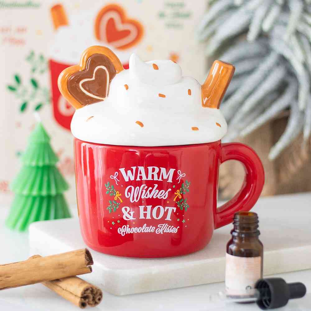 Something Different - Hot Chocolate Shaped Ölbrenner/Teelichthalter fürs Raumdüfte - Mehrfarben